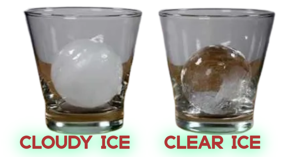 clear ice vs cloudy ice school project