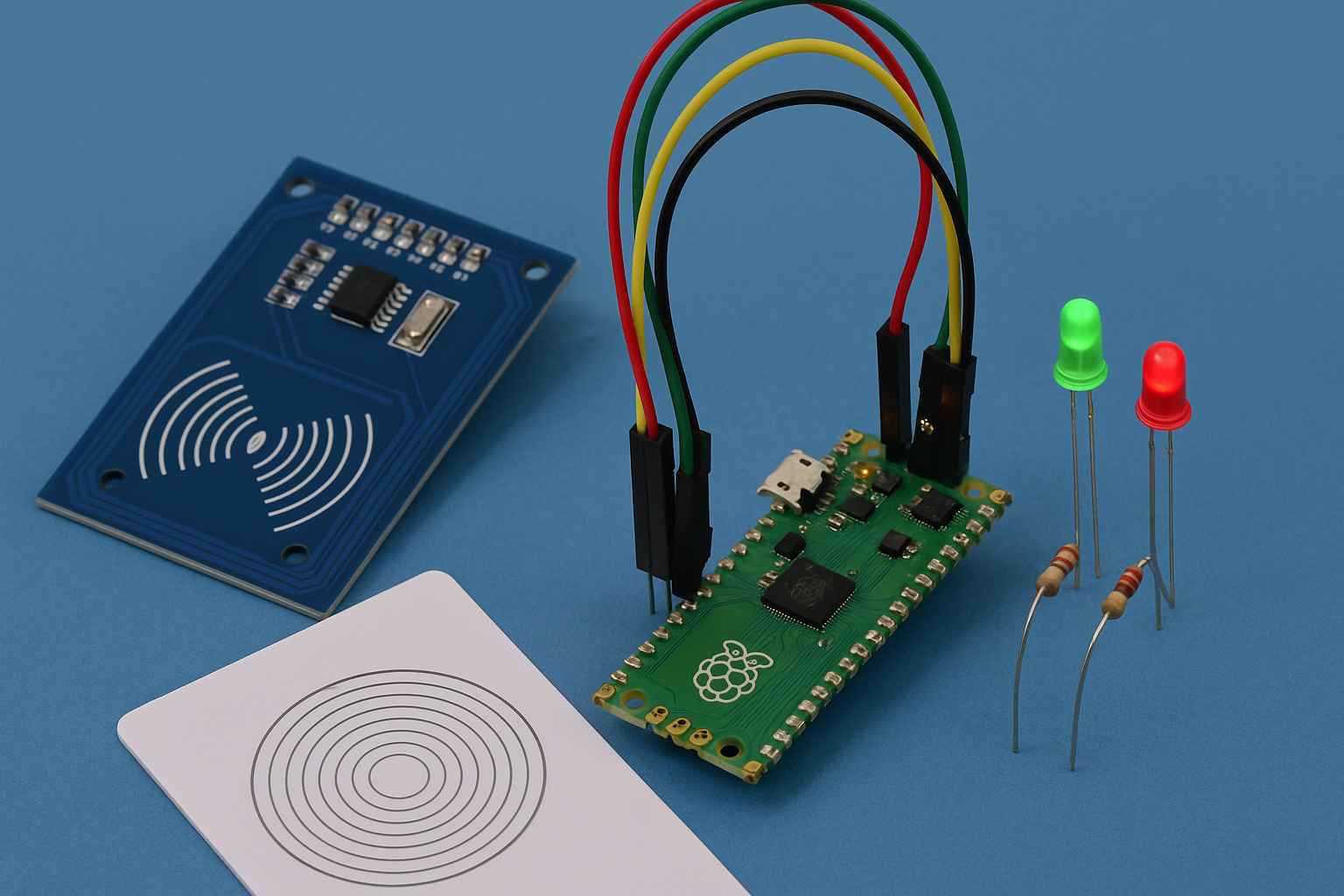🧑‍🎓 Project: RFID-Based Attendance System Using Raspberry Pi Pico | RFID Based Attendance System Using Raspberry Pi Pico (Easy Guide)