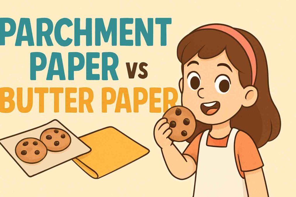 🧁 Parchment Paper vs Butter Paper: What’s the Difference? 🍪 – Easy Guide for Kids | Baking Paper Differences Explained